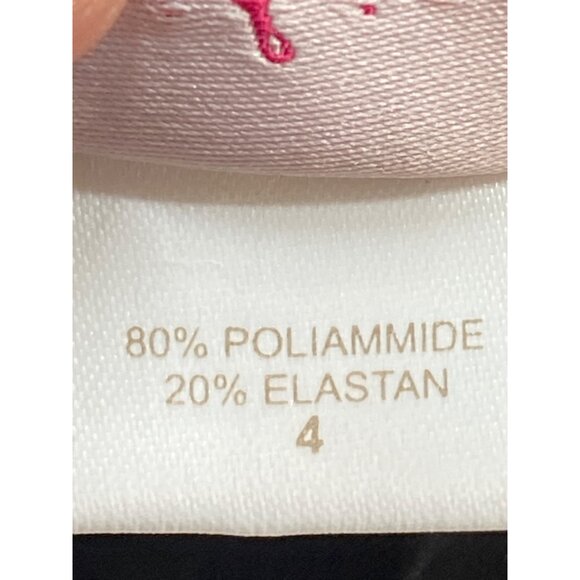 Lisa Curran Women’s One-Piece Swimsuit Size 4 Black Turquoise Strap Detail New - Picture 7 of 7